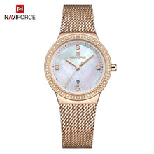 Load image into Gallery viewer, Fashion Elegant Watches   Luxury Analog Women Watch  With Date Casual Quartz  Wristwatch With Stainless Steel Mesh Band Perfect Gift
