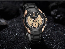 Load image into Gallery viewer, Men's  Waterproof Stainless Steel Watch With Chronometers Business Style Wristwatch Unique Design Perfect Gift

