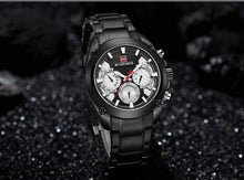 Load image into Gallery viewer, Men's  Waterproof Stainless Steel Watch With Chronometers Business Style Wristwatch Unique Design Perfect Gift
