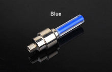 Load image into Gallery viewer, Bike Light Road Bike LED Tire Valve Caps Wheel Spokes Flash Tyre Wheel Valve Stem Cap Light For Car Bike Bicycle Motorcycle Automatic Wheel Spoke Light Tire Lights Lamp Bulb Car Accessories For Riding At Night
