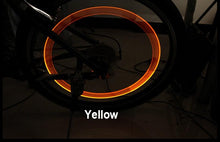 Load image into Gallery viewer, Bike Light Road Bike LED Tire Valve Caps Wheel Spokes Flash Tyre Wheel Valve Stem Cap Light For Car Bike Bicycle Motorcycle Automatic Wheel Spoke Light Tire Lights Lamp Bulb Car Accessories For Riding At Night

