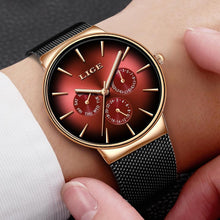 Load image into Gallery viewer, Men's Elegant Watch With  Stainless Steel Straps And Chronometers For Day And Date Display Unique Design Perfect Gift For Man And Women
