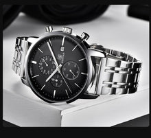 Load image into Gallery viewer, 2021 New Business Men Watch Full Steel Quartz Luxury Casual Waterproof Leather Sports Male Wristwatch
