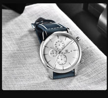 Load image into Gallery viewer, 2021 New Business Men Watch Full Steel Quartz Luxury Casual Waterproof Leather Sports Male Wristwatch
