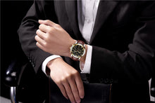 Load image into Gallery viewer, Men's Elegant Watch With Chronometers And Leather Belts  Business Style Perfect Gift Excellent Look
