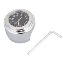 Load image into Gallery viewer, Waterproof  Motorcycle Handlebar Mount Quartz Clock Motorcycle Handlebar Motorcycle Handlebar Clock Motorcycle Modification Handlebar Mount Waterproof Quartz Clock Watch Accessories Watch Aluminum Luminous Clock Moto Black Accessories
