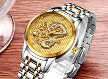 Load image into Gallery viewer, Men's Waterproof  Watch With 3D Dragon Design Excellent Look Perfect Gift For Your Man
