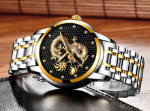 Load image into Gallery viewer, Men's Waterproof  Watch With 3D Dragon Design Excellent Look Perfect Gift For Your Man
