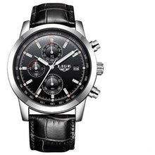 Load image into Gallery viewer, Men's  Waterproof Watch With Chronometers Date Display And Fluorescent Pointers Excellent Look Perfect Gift
