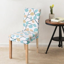 Load image into Gallery viewer, Covers for Dining Room Seat Protector Stretch Removable Printed Chair Cover Elastic Seat Chair Covers Removable And Washable Stretch Banquet Hotel Dining Room Washable Furniture Chair for Kids Pets Home Ceremony Banquet Wedding Party
