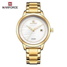 Load image into Gallery viewer, Women's Luxury Waterproof Stainless Steel Modern Watch With Marble Pattern Background
