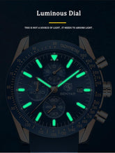 Load image into Gallery viewer, 2021 Blue Men Watch Luxury Design Watches Silicone Band Male Wrist Watches Men's Chronograph Round Watch
