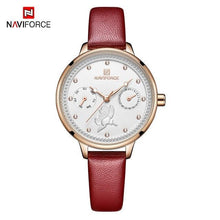 Load image into Gallery viewer, Stylish Womens Elegant With Double Zircon And Two Chronometer Day And Date Luxury Watch
