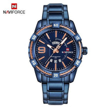Load image into Gallery viewer, Men's  Luxury Stainless steal Waterproof Watch With Day And Date Display Unique Design Perfect Gift In Modern Metal Men  Wrist Watch Design
