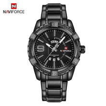 Load image into Gallery viewer, Men's  Luxury Stainless steal Waterproof Watch With Day And Date Display Unique Design Perfect Gift In Modern Metal Men  Wrist Watch Design
