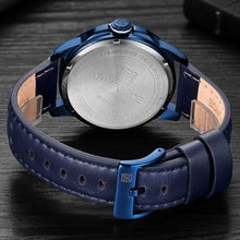 Load image into Gallery viewer, Sport Watches For Man Waterproof Watch Analog Quartz Leather Band Date Calendar  Unique Wristwatch  Perfect Gift

