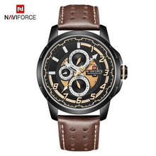 Load image into Gallery viewer, Sport Watches For Man Waterproof Watch Analog Quartz Leather Band Date Calendar  Unique Wristwatch  Perfect Gift
