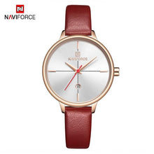 Load image into Gallery viewer, Women's Luxury Watch With  Leather Belts Shiny Steel Case  Scratch Resistant Glass Unique Design Perfect Gift
