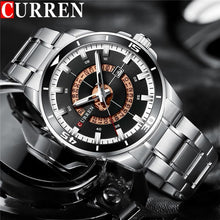 Load image into Gallery viewer, Men's  Modern Sports Waterproof Watch Luxury Unique Design  Fluorescent Hands Perfect Gift
