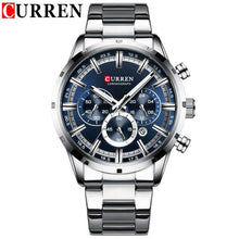 Load image into Gallery viewer, Men's Sports  Waterproof Stainless Steel Watch With Chronometers And Special Date Display Unique Design Perfect Gift
