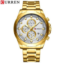 Load image into Gallery viewer, Men's  Water Resistant Watch With Chronometers Day View Unique Design Perfect Gift
