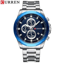 Load image into Gallery viewer, Men's  Water Resistant Watch With Chronometers Day View Unique Design Perfect Gift
