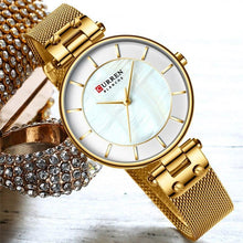 Load image into Gallery viewer, Women's Luxury Watches In Excellent Background And Zircon Designs Business Style Wristwatch Perfect Gift For Her
