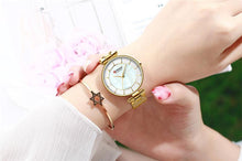Load image into Gallery viewer, Women's Luxury Watches In Excellent Background And Zircon Designs Business Style Wristwatch Perfect Gift For Her
