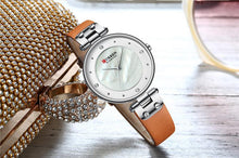 Load image into Gallery viewer, Women's Luxury Watches In Excellent Background And Zircon Designs Business Style Wristwatch Perfect Gift For Her
