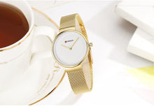 Load image into Gallery viewer, Women's Casual  Stainless Steel Watch With Knitted Bracelet Excellent Background Unique Design Perfect For Her
