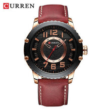 Load image into Gallery viewer, Men's Waterproof  Sport Watch With Leather  Belts  And Large Numbers Details Unique Design Perfect Gift
