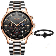Load image into Gallery viewer, Men's Waterproof  Watch With Chronometers And Date Display Unique Design Perfect Gift
