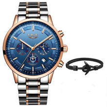Load image into Gallery viewer, Men's Waterproof  Watch With Chronometers And Date Display Unique Design Perfect Gift
