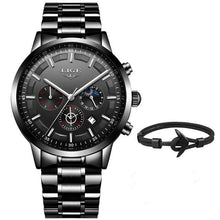 Load image into Gallery viewer, Men's Waterproof  Watch With Chronometers And Date Display Unique Design Perfect Gift
