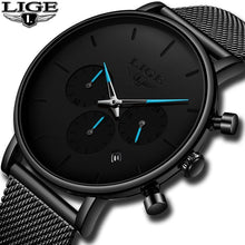 Load image into Gallery viewer, Men's Elegant Waterproof  Watch With Chronometers And Color Hands Unique Design Excellent Look
