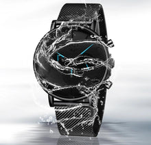 Load image into Gallery viewer, Men's Elegant Waterproof  Watch With Chronometers And Color Hands Unique Design Excellent Look
