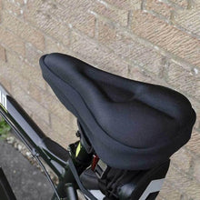 Load image into Gallery viewer, 3D Soft Thickened Bicycle Seat Breathable Bicycle Saddle Seat Cover Comfortable Foam Seat Extra Soft Gel Bicycle Seat Cover Soft Silicone Padded Bike Saddle Cover Upgraded Bicycle Seat

