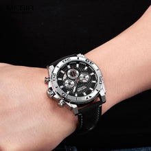 Load image into Gallery viewer, Men's Sports Multifunctional Quartz Watches Elegant Leather Strap Waterproof Modern Wristwatch For Men
