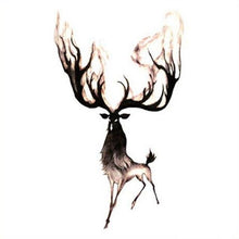 Load image into Gallery viewer, New Waterproof Temporary Wolf Sticker Tattoo Mens Modern Tattoo Realistic Design
