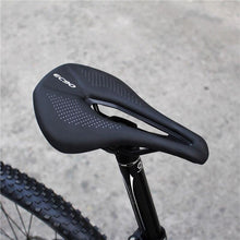Load image into Gallery viewer, Sport Bicycle Seat Saddle  Road Bike Saddles Mountain Bike Racing Saddle PU Breathable Soft Seat Cushion Suspension Gel Bike Saddle Breathable Comfortable Bicycle Seat Ergonomics Design Fit Mountain Bike Road Bike
