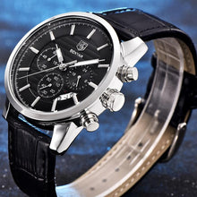 Load image into Gallery viewer, Luxury Men's Business Watches Fashion Watch Waterproof For Men's Casual Sport Leather Strap
