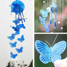 Load image into Gallery viewer, Lucky Butterfly Hanging Wind Chime Bell Garden Decoration Ornament Gift Home Decoration Fashion  High-end Gift Butterfly Gift Grandmother Gift Mother Gift Birthday Gift Festival Gift Witness Friendship Outdoor Wind Chime Garden Decor
