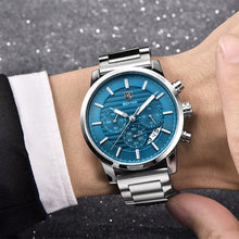 Load image into Gallery viewer, Sport Business Chronograph Steel Men Watches Top Luxury Quartz Male Analog Fashion Watchwrist
