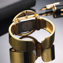 Load image into Gallery viewer, Fashion Gold Classic Women's Watches Luxury Stainless Steel Design Wrist Watch For Women
