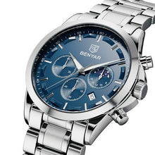 Load image into Gallery viewer, Mens Stylish Chronograph Watch Sport Quartz Clock Luxury Movement Analog Fashion Business Waterproof Watches
