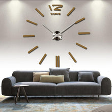 Load image into Gallery viewer, Wall Clock Watch Clocks 3D Frameless Wall Clock Large Stickers Wall Decoration for Living Room Bedroom 3D Acrylic Mirror Stickers Living Room Quartz Needle Europe
