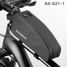 Load image into Gallery viewer, Bicycle Bag Waterproof Cycling Top Front Tube Frame Bag Large Capacity Road Bicycle Black Bike Accessories Top Tube Bike Bag Waterproof Bike Front Frame Bike Bag Bicycle Top Tube Bag Cycling Accessories
