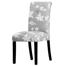 Load image into Gallery viewer, Printed Chair Cover Washable Removable Big Elastic Seat Arm Covers Slipcovers Stretch For Banquet Hotel Printed Dining Chair Slipcovers, Removable Washable Soft Spandex Stretch Chair Covers Banquet Chair
