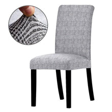 Load image into Gallery viewer, Printed Chair Cover Washable Removable Big Elastic Seat Arm Covers Slipcovers Stretch For Banquet Hotel Printed Dining Chair Slipcovers, Removable Washable Soft Spandex Stretch Chair Covers Banquet Chair
