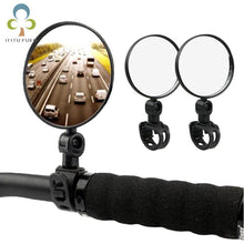 Load image into Gallery viewer, 1Pc Bicycle Rearview Handlebar Mirrors Cycling Rear View Bike Silicone Handle Rearview Mirror Bike Mirrors Adjustable Bicycle Cycling Rear View Mirror For Handlebar
